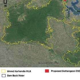New Map of Umred Krhandla
