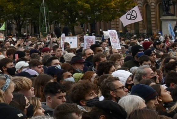 Fridays For Future Climate Protest in Glasgow