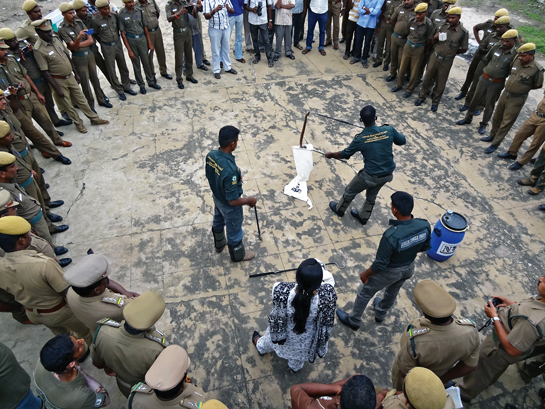 Green Cross India provides employment training and snake-handling equipment to the anti-poaching squad of the Tamil Nadu Forest Department.