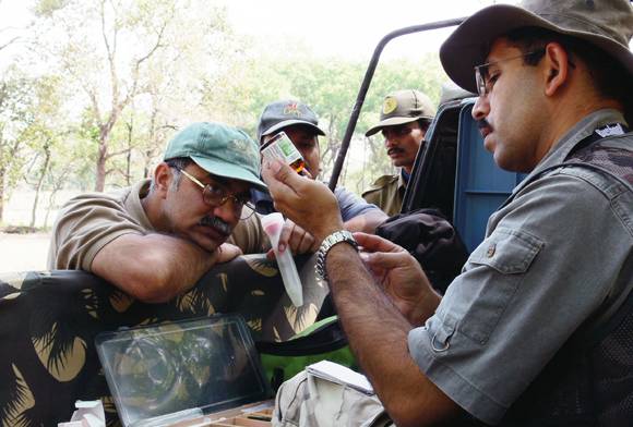 Dr Y V Jhala and Qamar Qureshi